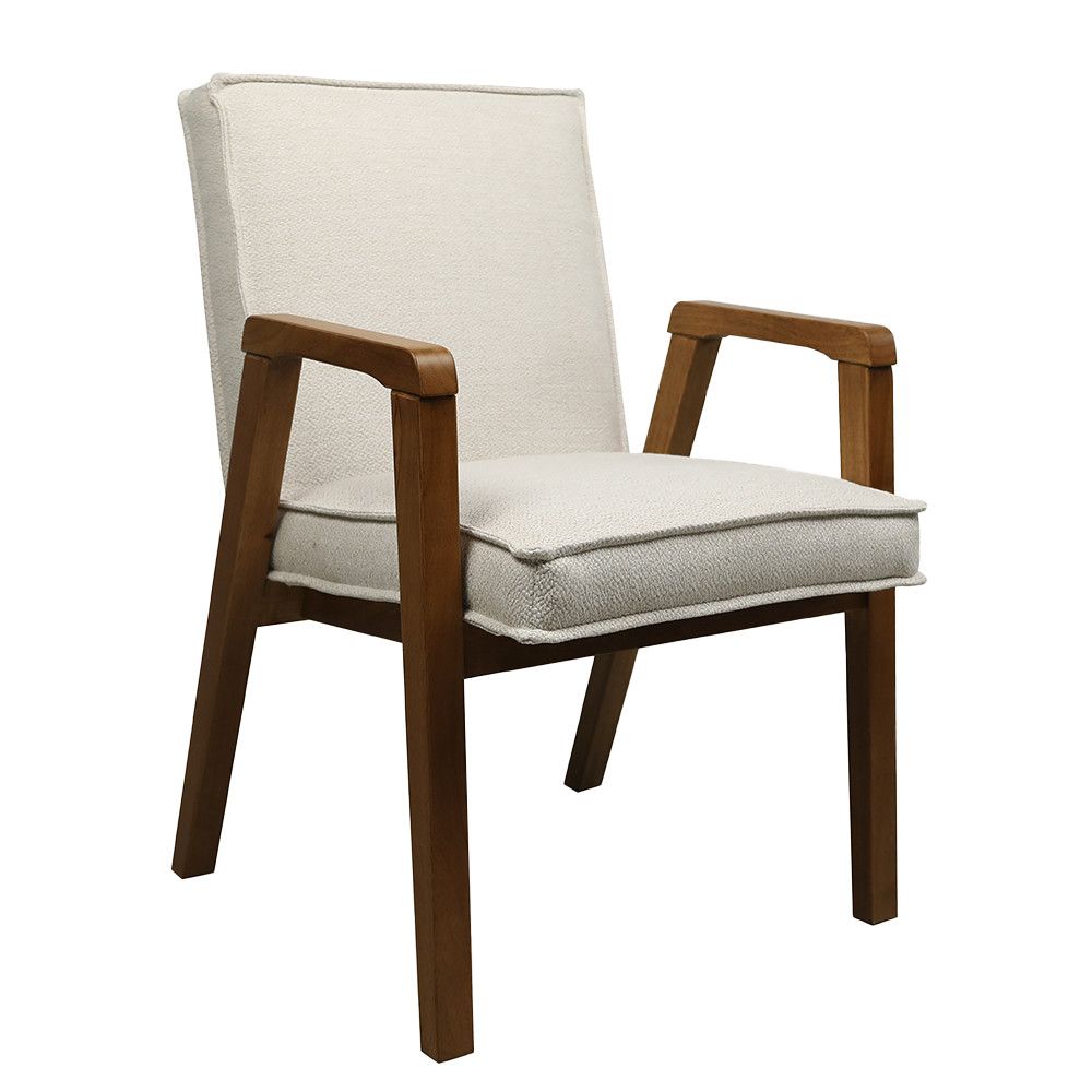 EMERI DINING CHAIR, Color: GUSTO WHITE/CHERRY GREY
