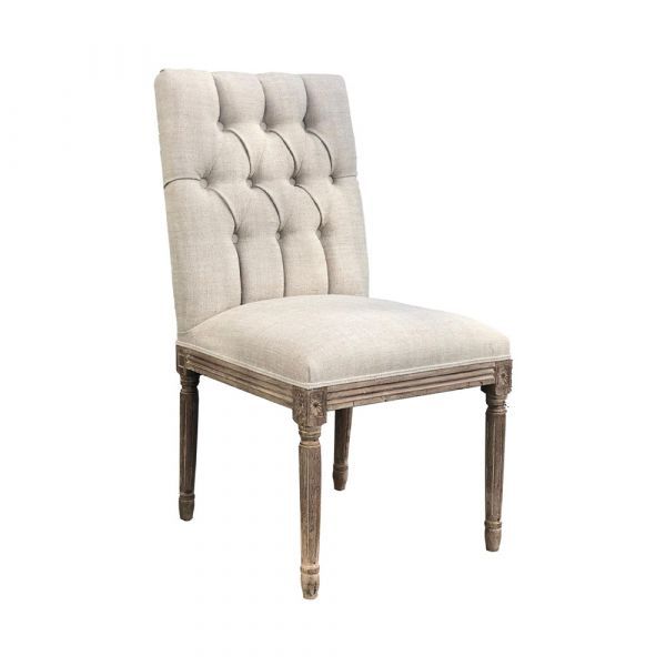 OPHELIA SIDE CHAIR, Color: LINEN KW