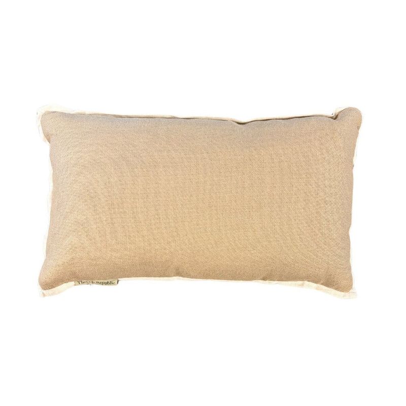 FLANGED EDGE LUMBAR PILLOW