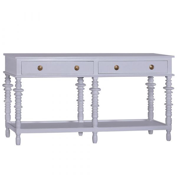 HARPER CONSOLE, Color: GLOSSY WHITE