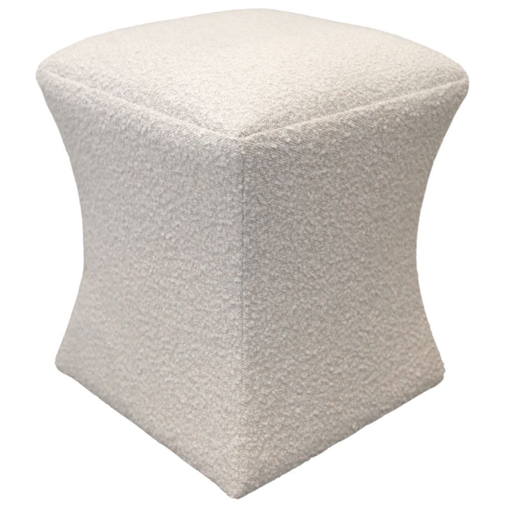 ZOE OTTOMAN, Color: BOUCLE IVORY