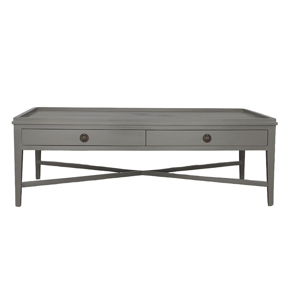 LENOX COFFEE TABLE, Color: DARK GRAY, Size: RECTANGLE