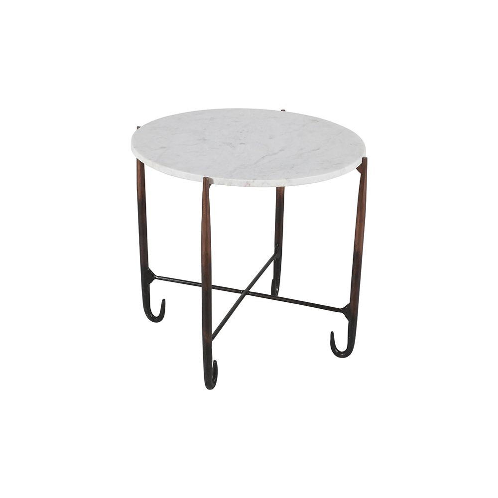 NICOS SIDE TABLE, Color: ANTIQUE BRONZE