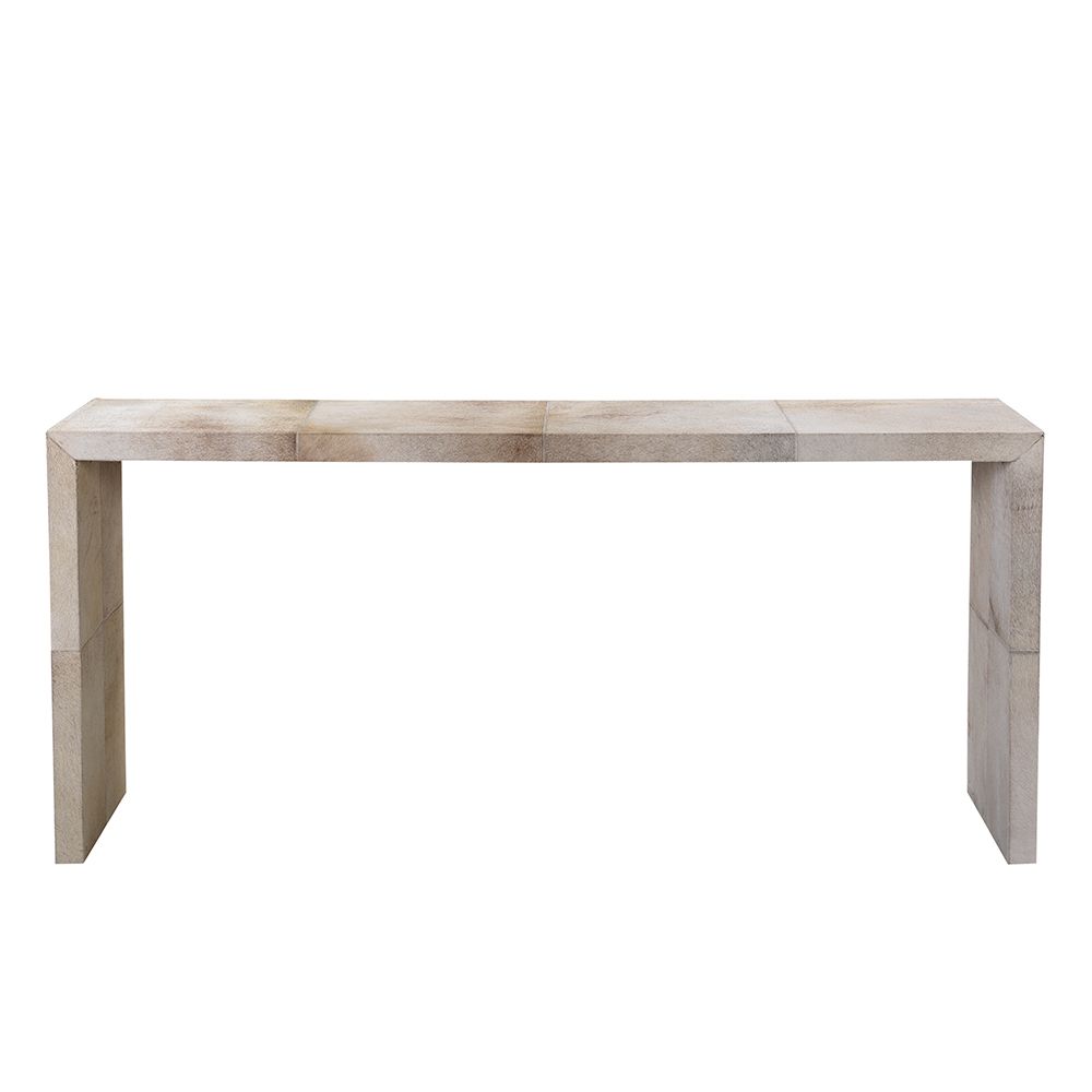 SOUTHFORK CONSOLE, Color: COWHIDE, BROWN