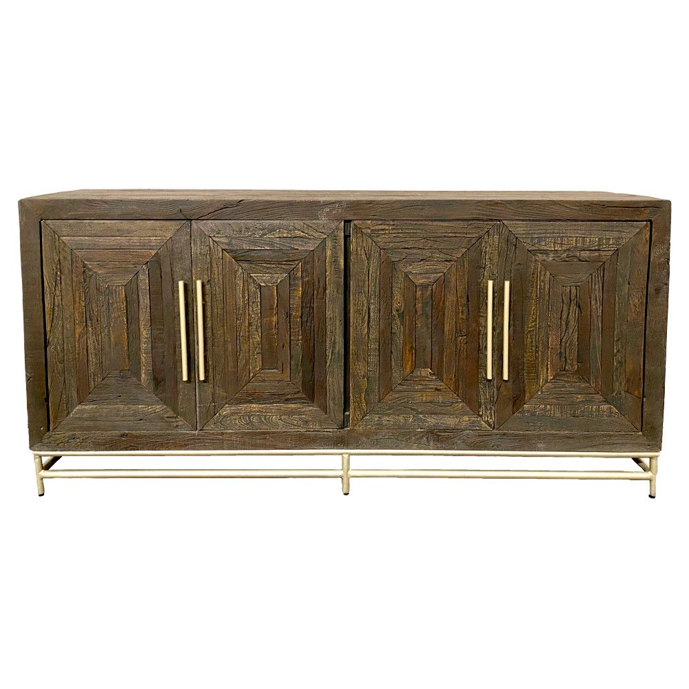 MODESTO CONSOLE, Color: RECLAIMED BLACK