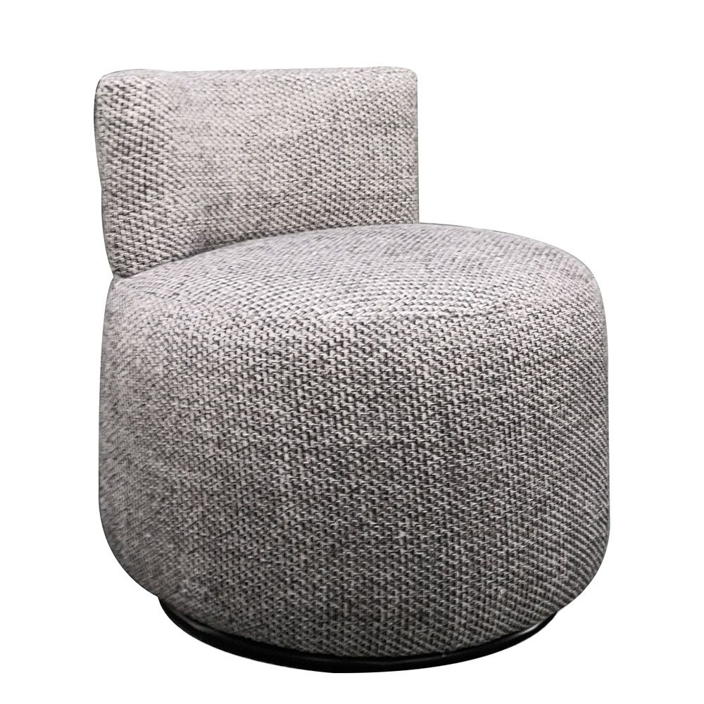 ARLO SWIVEL CHAIR, Color: TWEET GRAY