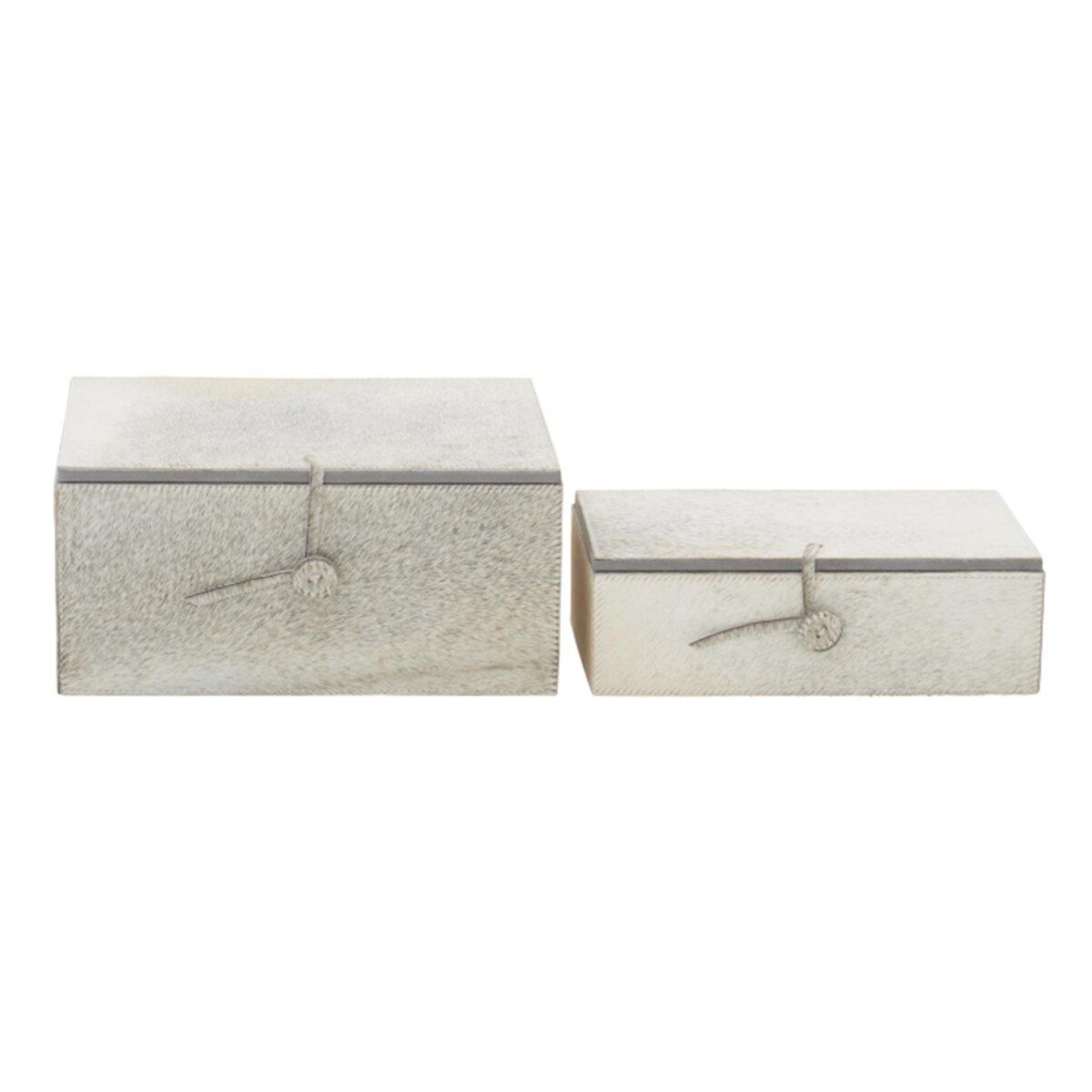 HIDE BOXES WITH HIDE STRIP WRAP CLOSURE, Size: 10"