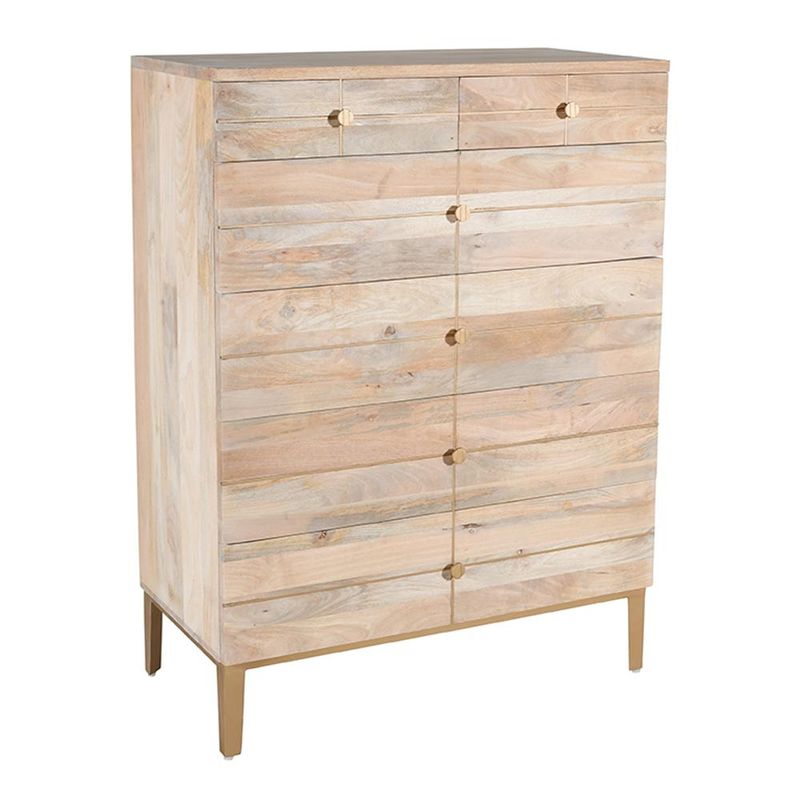 COURTNEY TALL BOY DRESSER - SAND DUNE