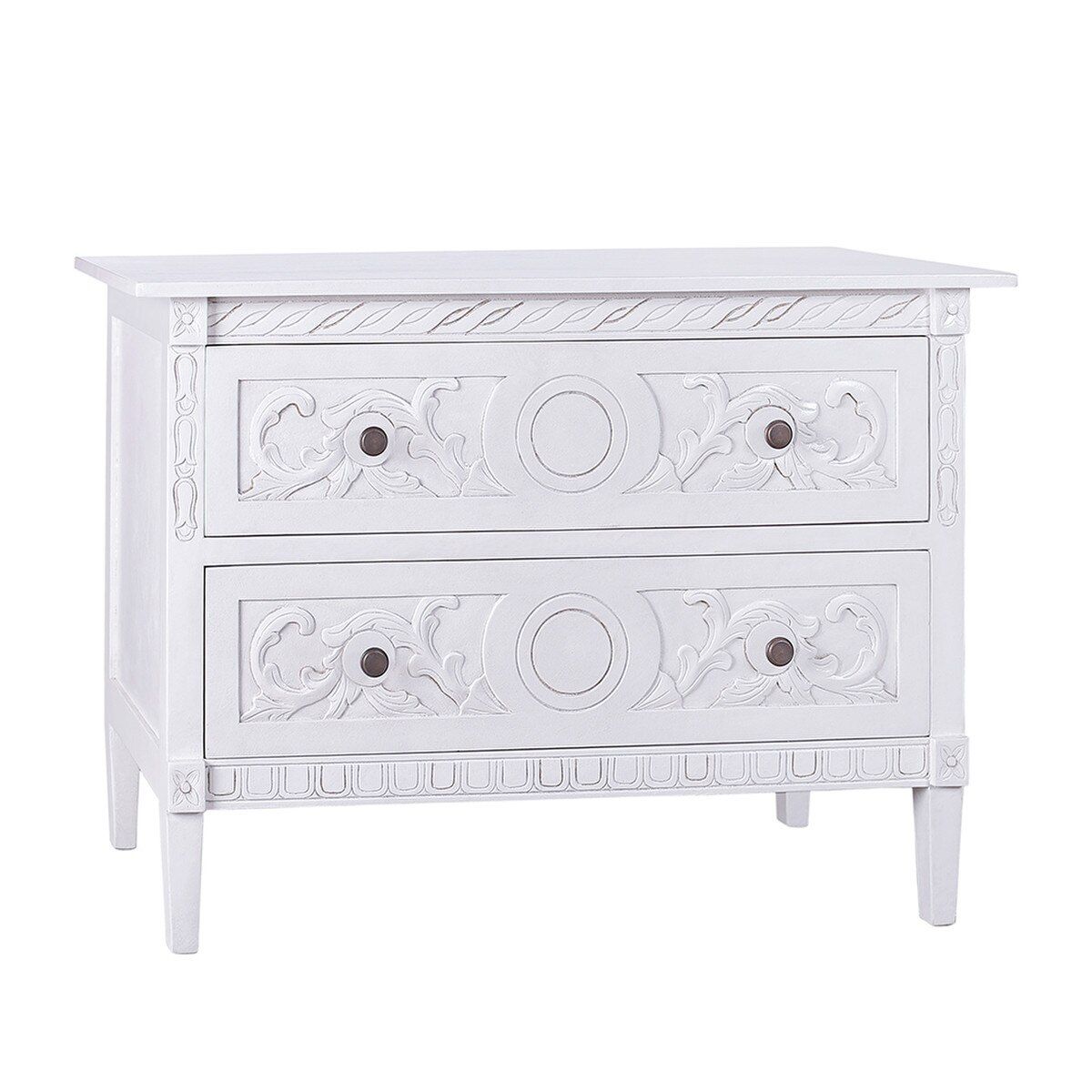 BELLE FLEUR CHEST, Color: MONUMENT WHITE
