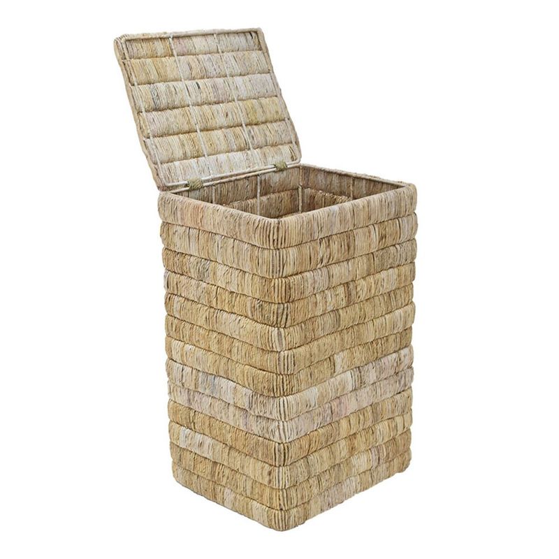 ABACA BOMA LAUNDRY BASKET W/ LID