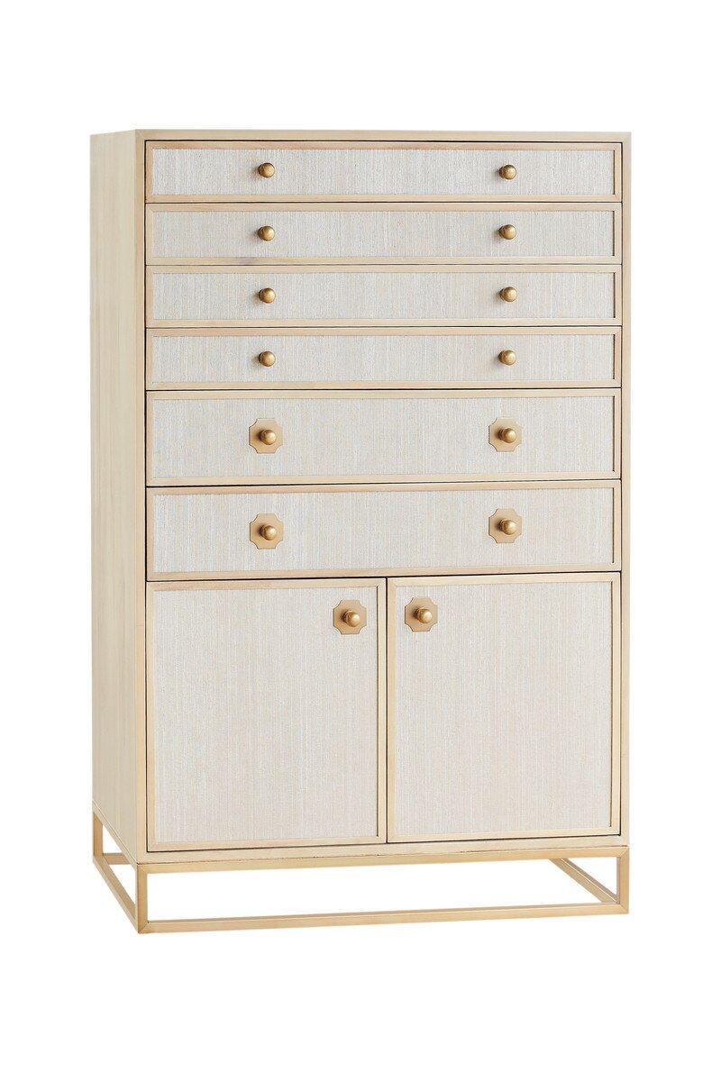 A GIRL'S ULTIMATE STORAGE CABINET, Color: FAWN BROWN