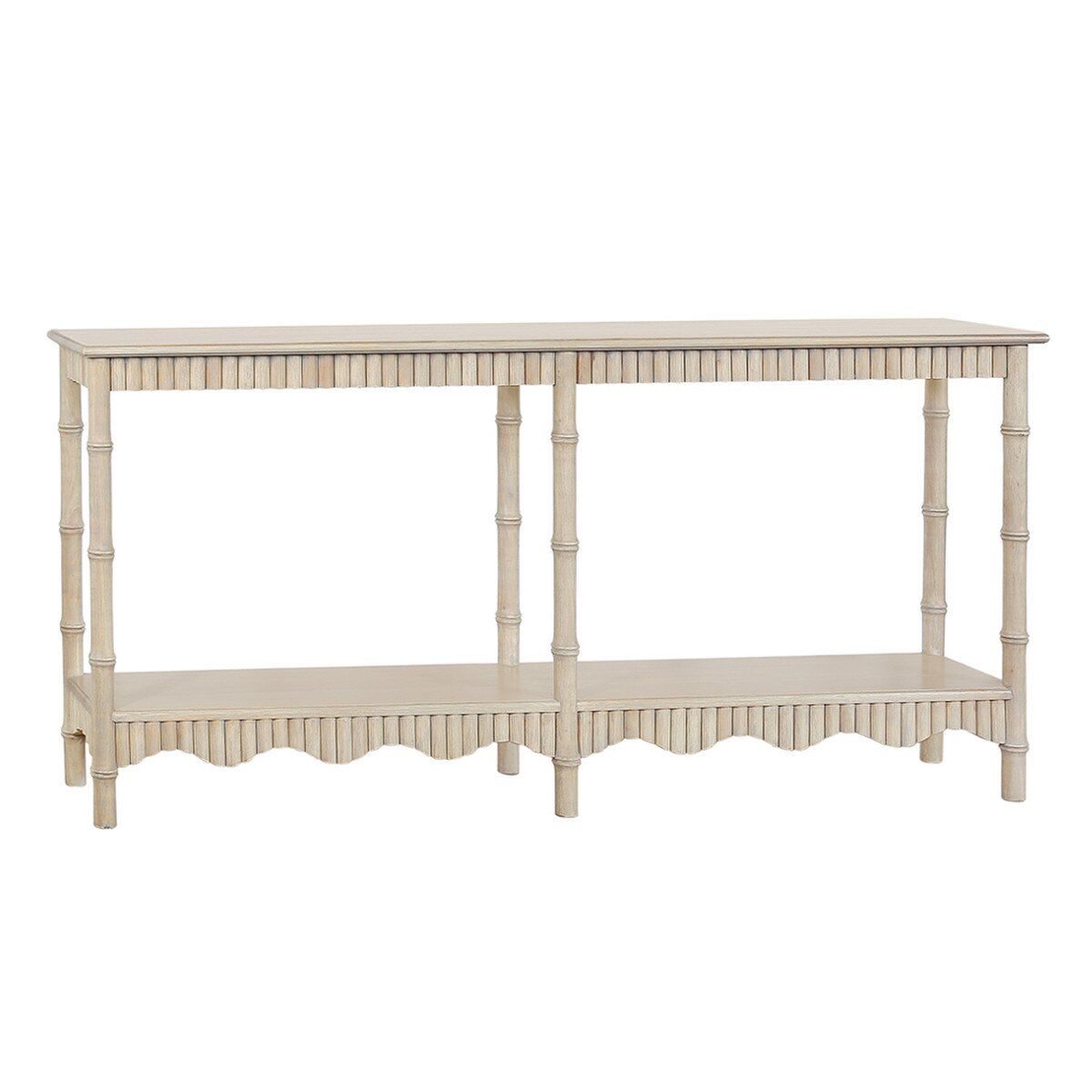 BAMBUSA LONG CONSOLE - WEATHERED GRAY