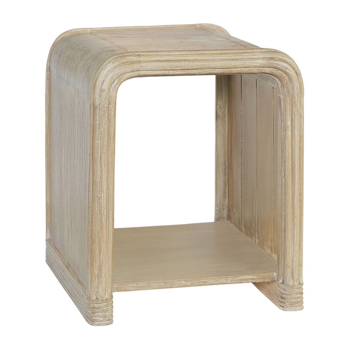GAVIN SIDE TABLE, Color: WEATHERED BARREL