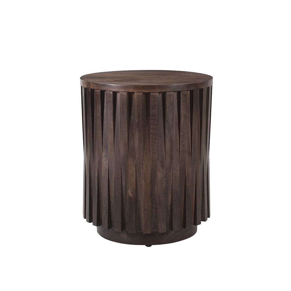 MEGAN SIDE TABLE, Color: KONA BROWN