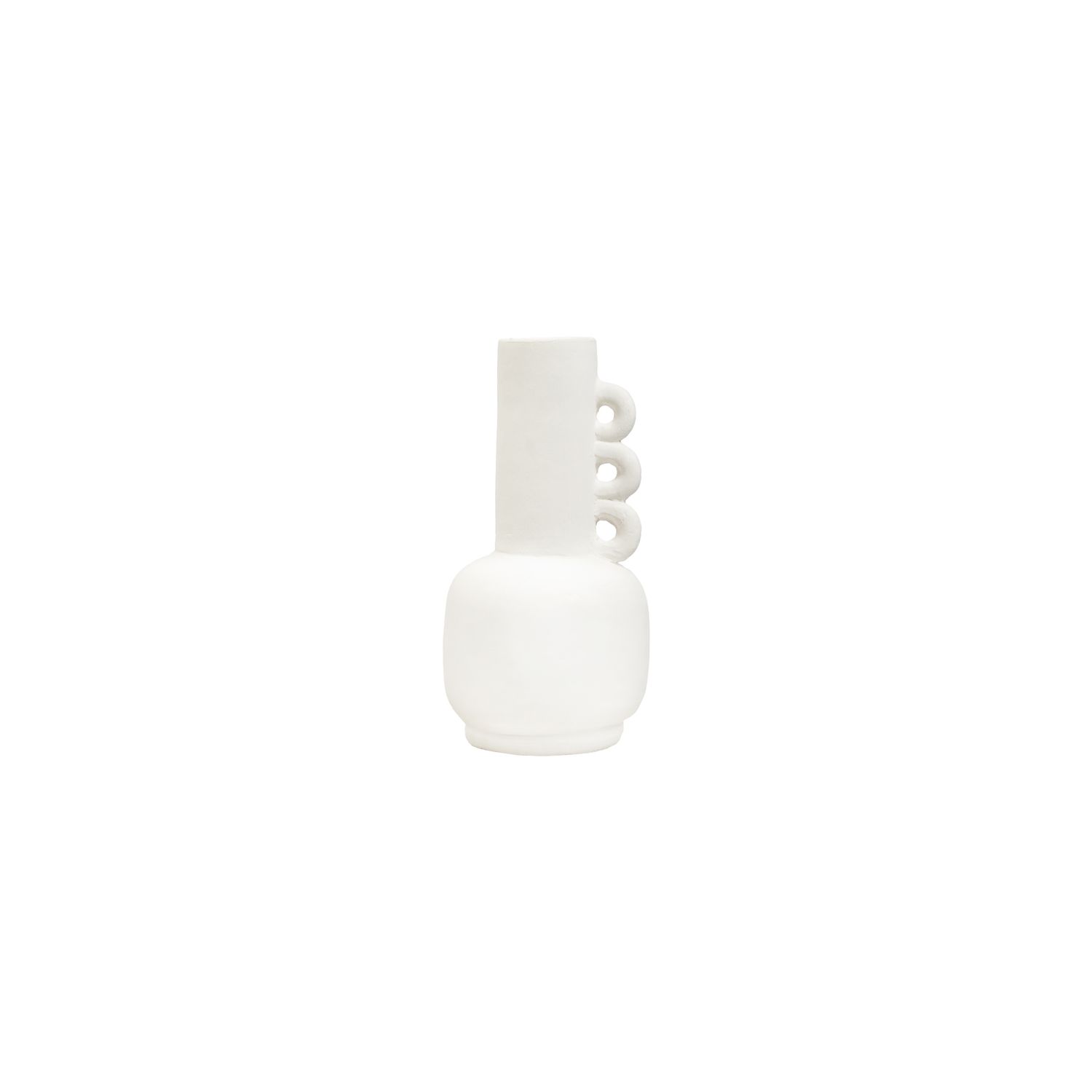 CARLOTTA BOTTLE VASE, Color: FRENCH WHITE