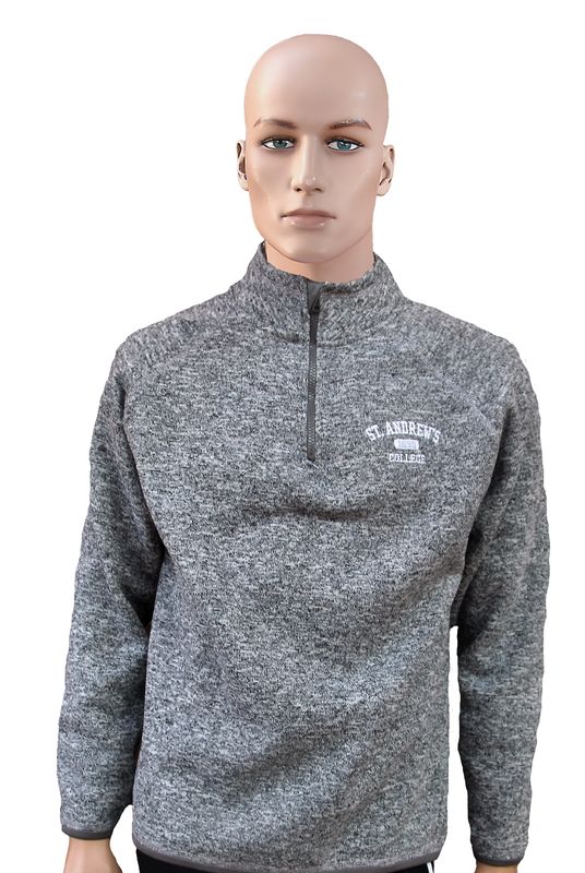 QUARTER ZIP FLEECE SWEATER