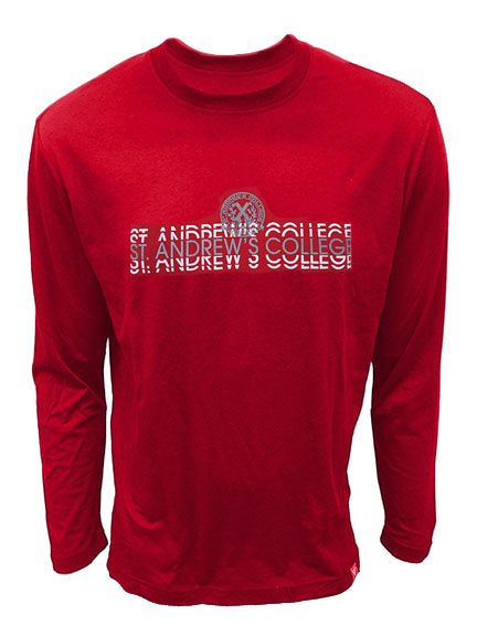 THRIVE LONG SLEEVE, Color: RED, Size: SMALL