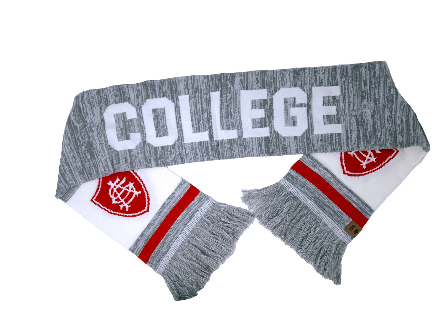 SHIELD SCARF, Color: GREY