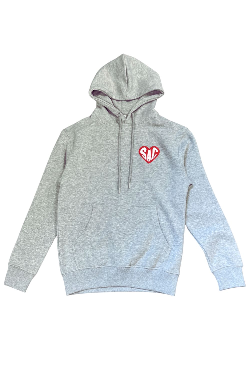 SAINTS HEART HOODIE, Color: GREY, Size: XS
