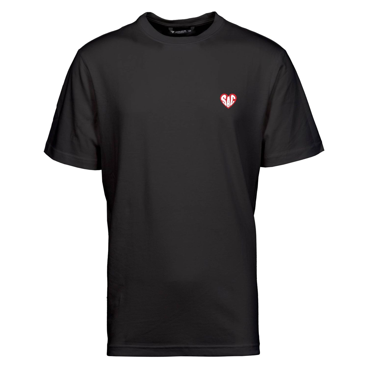 LW TAHOE SS T-SHIRT &#39;SAC HEART&#39;, Color: BLACK, Size: S