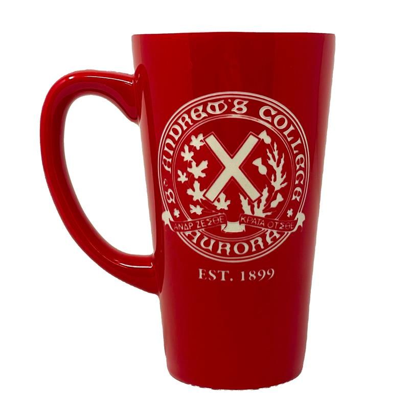 CATALINA TALL COFFEE MUG RED - CREST
