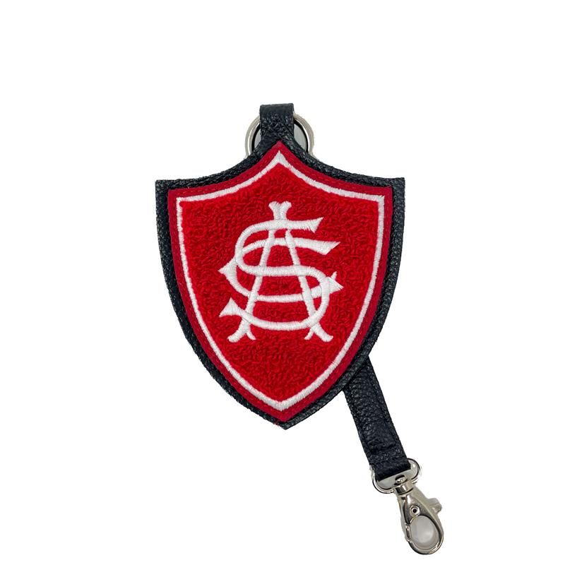 ROOTS LEATHER BAG CHARM &#39;SAC SHIELD&#39;