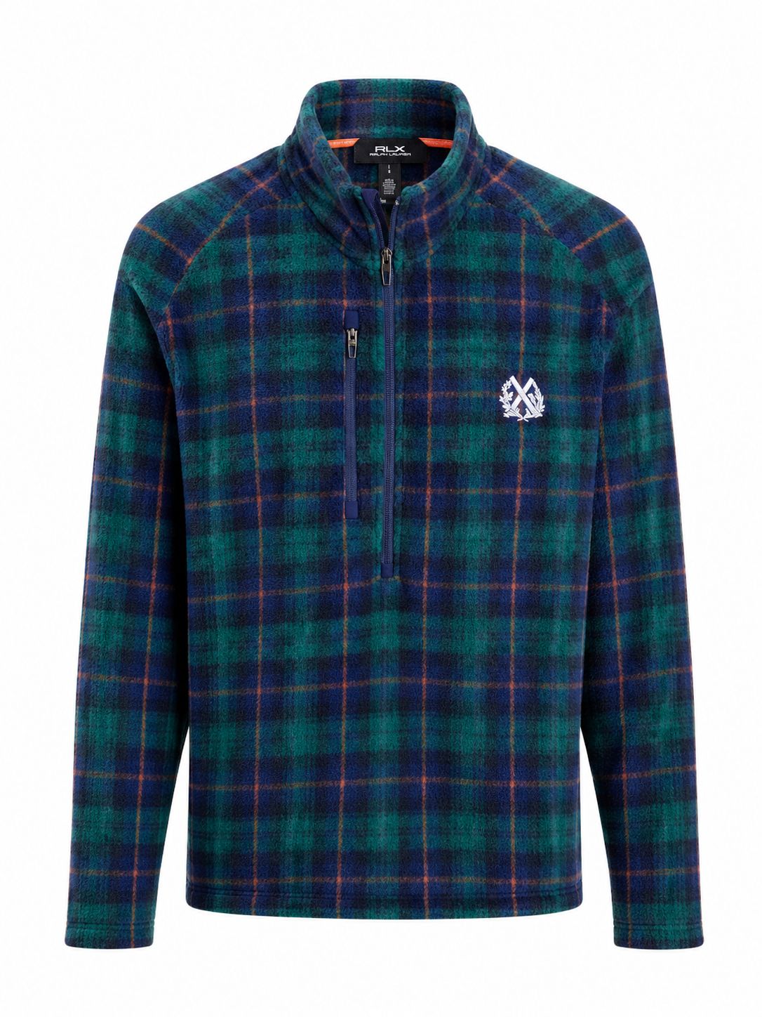 RL FA25 FLEECE 1/2 ZIP PULLOVER TARTAN