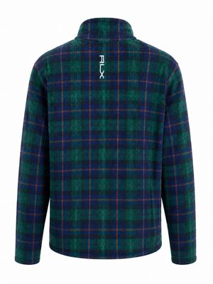 RL FA25 FLEECE 1/2 ZIP PULLOVER TARTAN