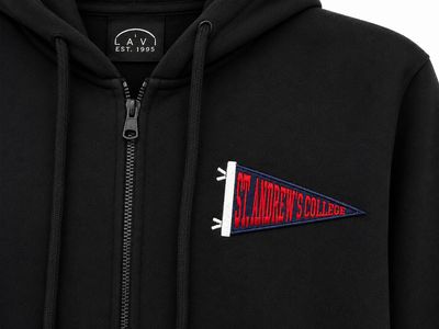 FA25 ST. ANDREW'S PENNANT FULL ZIP HOODIE
