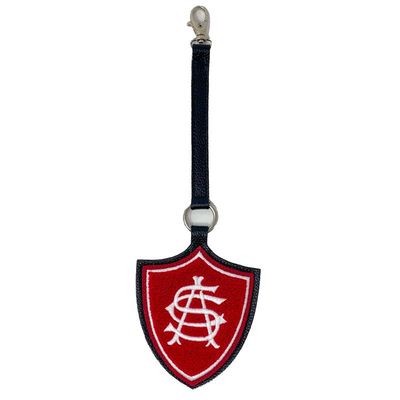 ROOTS LEATHER BAG CHARM 'SAC SHIELD'