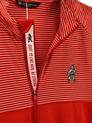 LW STRIPE 1/4 ZIP 'BRAVEHEART'