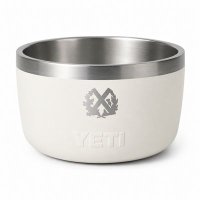 YETI BOOMER 4 DOG BOWL WHITE