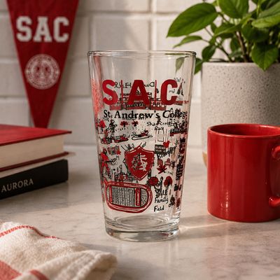 SAC CAMPUS COLLECTION PINT GLASS