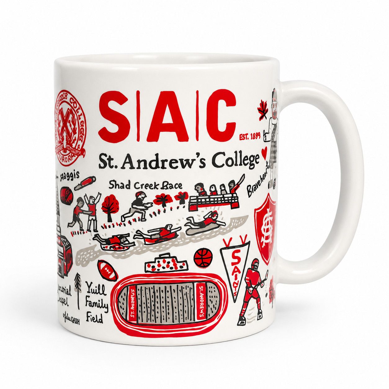 SAC CAMPUS COLLECTION MUG, Size: 11OZ