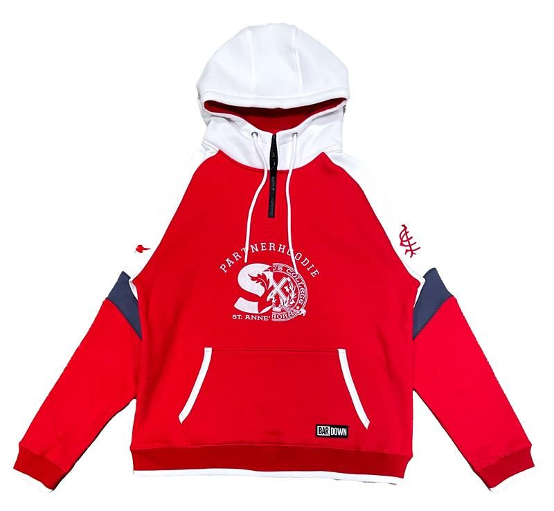 BD FA25 SAC/SAS PARTNERHOODIE, Color: RED, Size: S