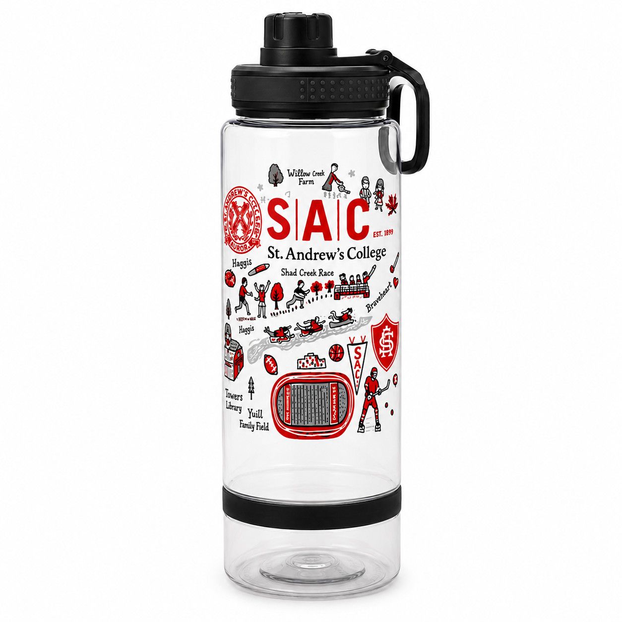 SAC CAMPUS COLLECTION WATER BOTTLE, Size: 28OZ