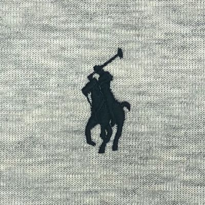 RL DBL KNIT FZ HOODIE 'SAC' GREY