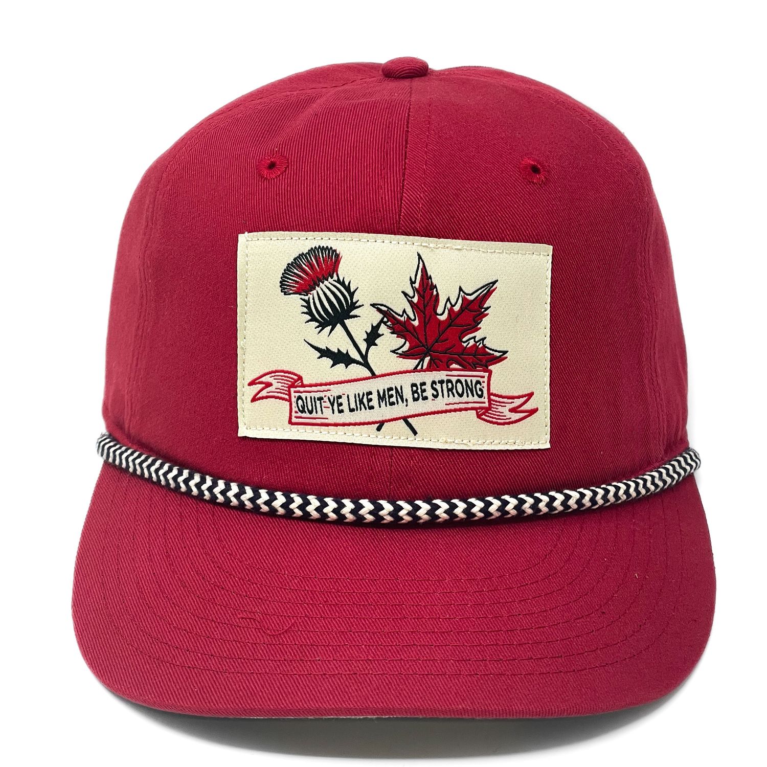 THISTLE MAPLE LEAF MOTTO HAT