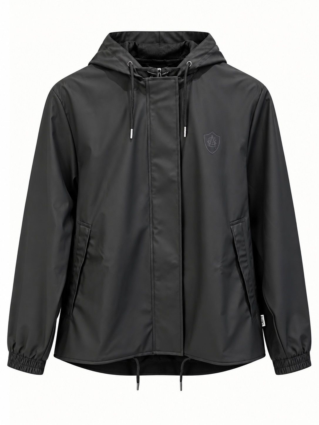 RAINS STRING JACKET, Color: BLACK, Size: XS