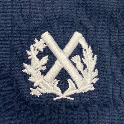 RLX WMS SS CABLE KNIT ZIP POLO