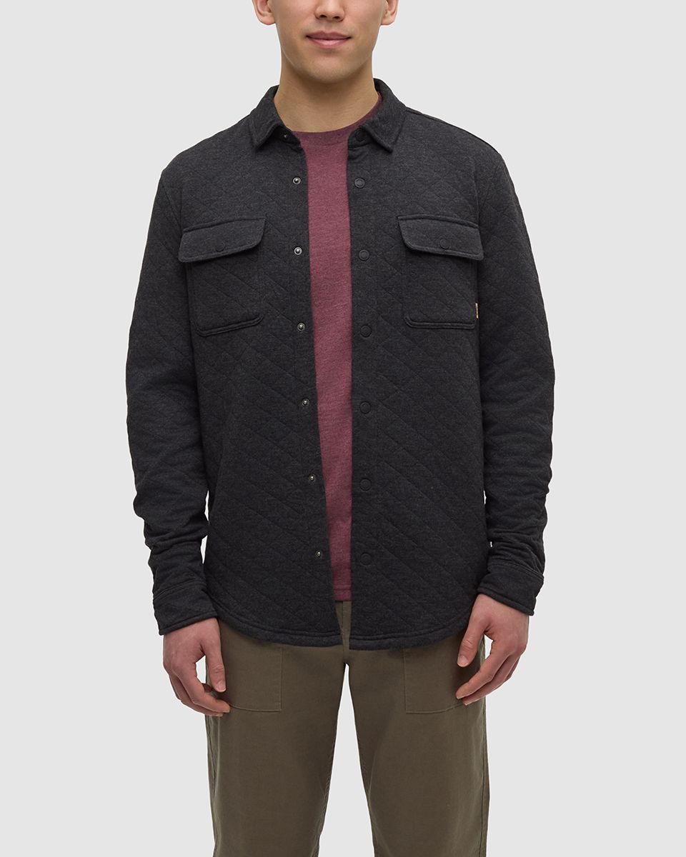 SAC X TENTREE COLVILLE SHACKET, Color: BLACK HTR, Size: M