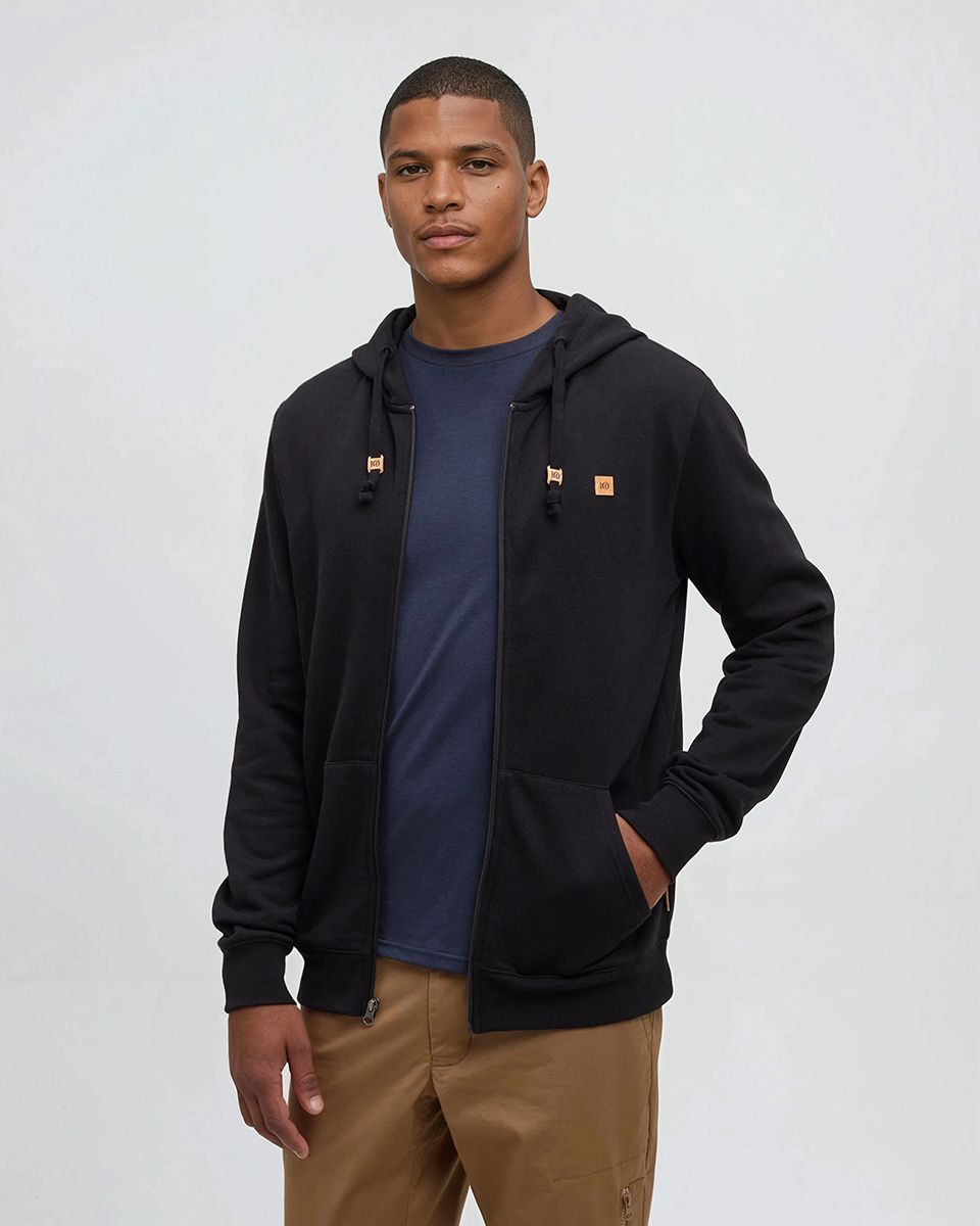 SAC X TENTREE REYNARD HOODIE, Color: BLACK, Size: M