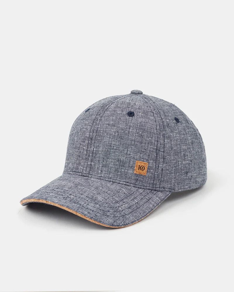 TENTREE CORK ICON HEMP HAT, Color: MIDNIGHT BLUE HTR