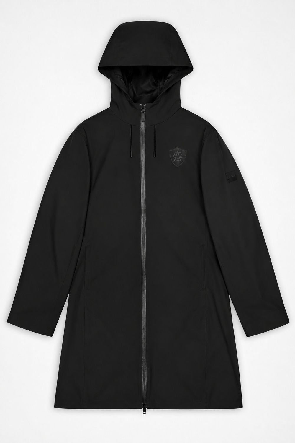 SUVA WMS HARDSHELL LONG RAIN JKT, Color: BLACK, Size: XS