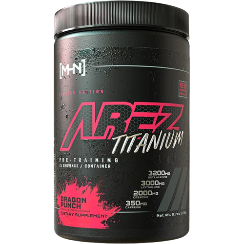 MHN Arez Titanium Pre-Workout , Flavor: Dragon Punch