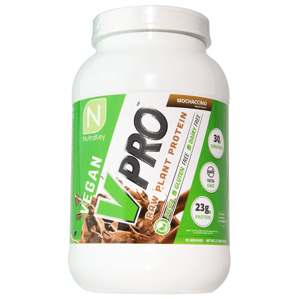 NUTRAKEY Vegan VPro Plant Base Protein 2 Lbs, Flavor: Mochaccino