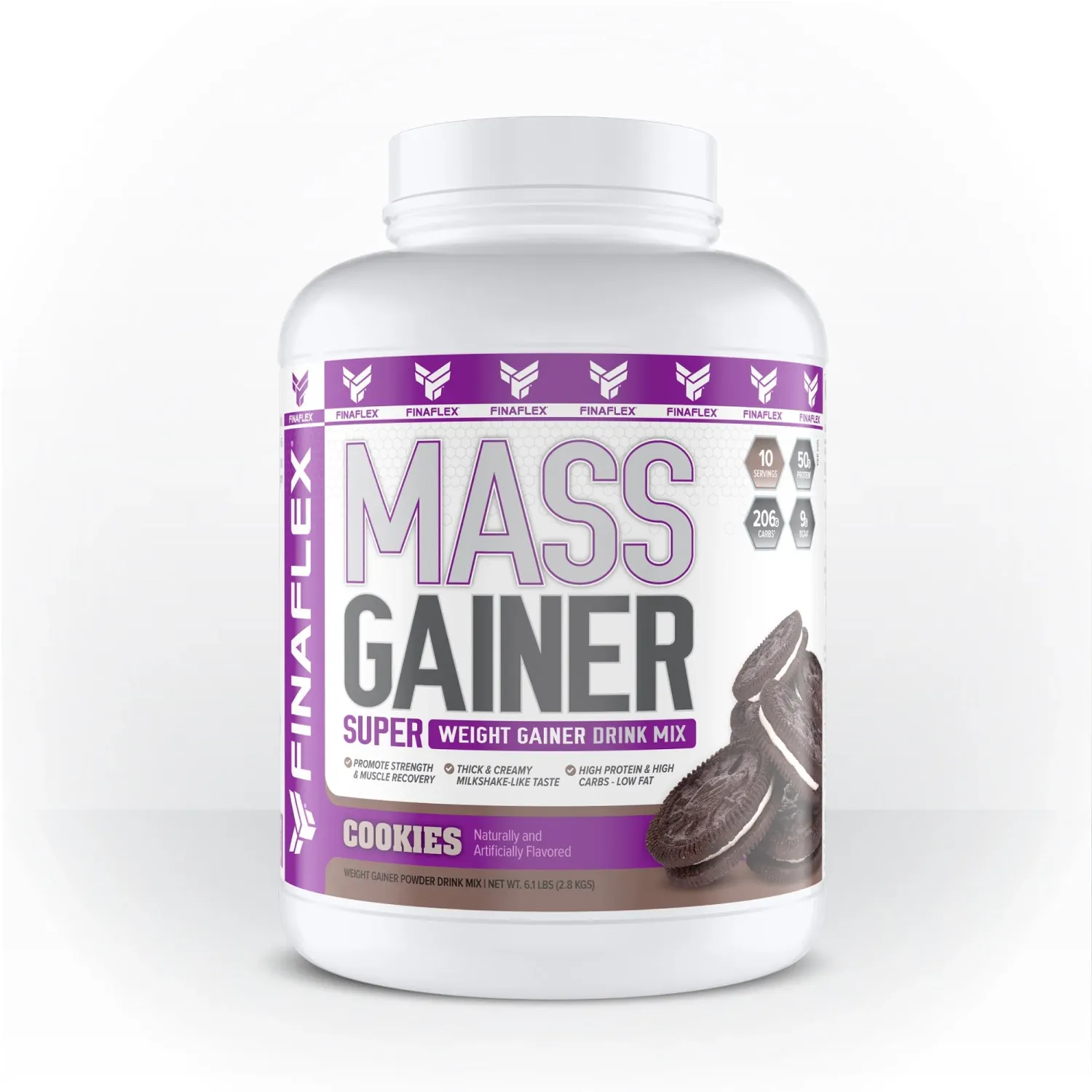 Finaflex Mass Gainer, Flavor: Cookies, Size: 6lb
