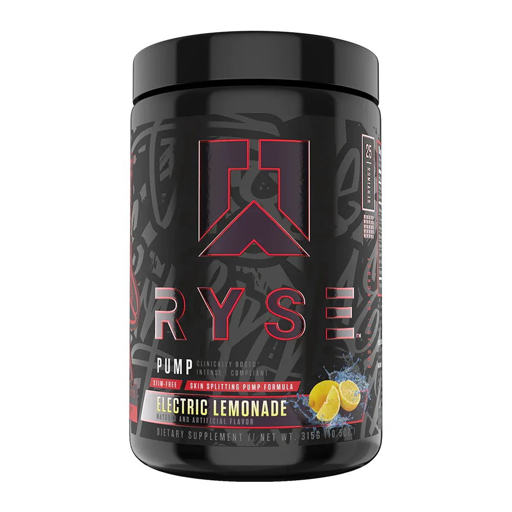 Ryse Project Blackout Pump 25 srv, Flavor: Electric Lemonade