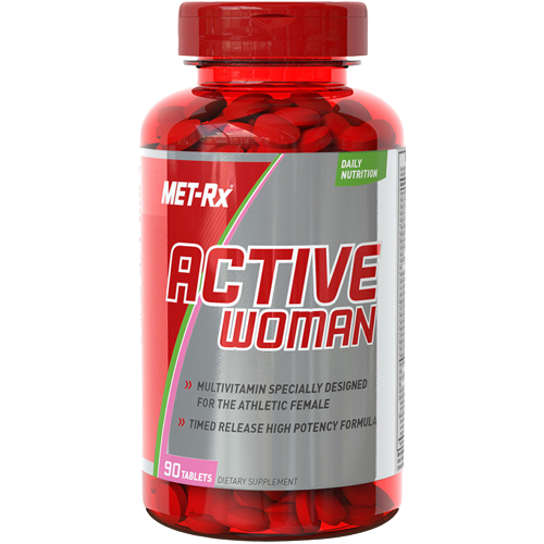 MET-RX Active Woman Multi-Vitamins 90 Tabs