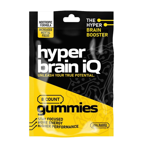 Hyper Brain IQ Gummies Packs (8 Gummies)
